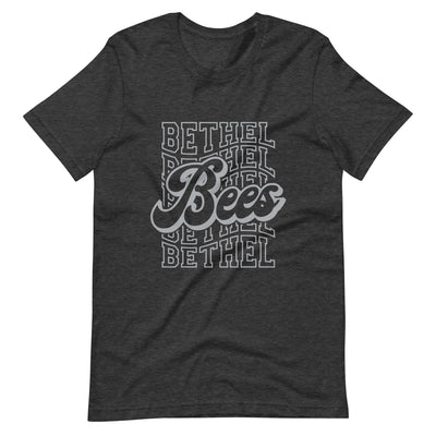 Bees In Gray Print Unisex t-shirt