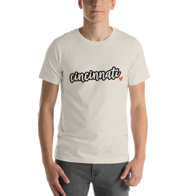 Cincinnati Love Unisex t-shirt