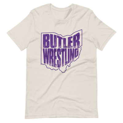 Butler Wrestling Purple Unisex t-shirt