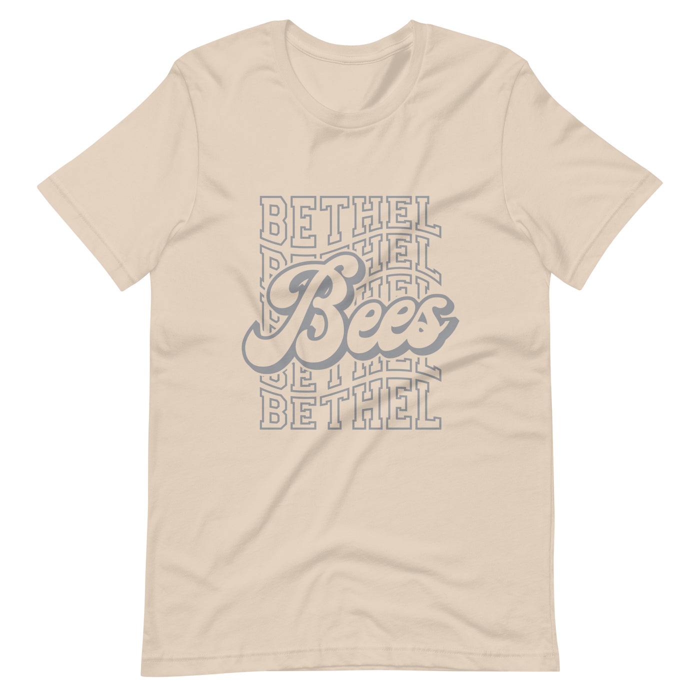 Bees In Gray Print Unisex t-shirt