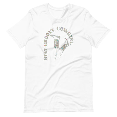 Stay Groovy Cowgirl Unisex t-shirt