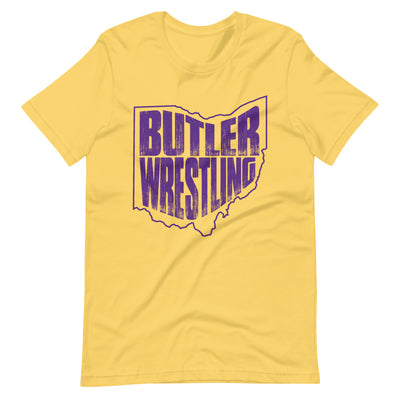 Butler Wrestling Purple Unisex t-shirt