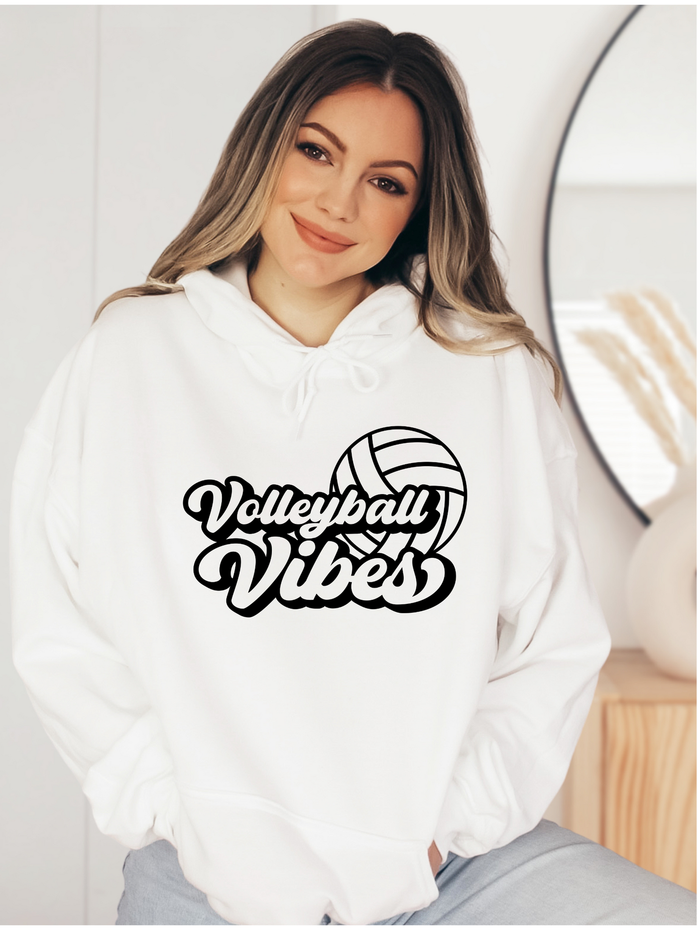 Volleyball Vibes Unisex Hoodie