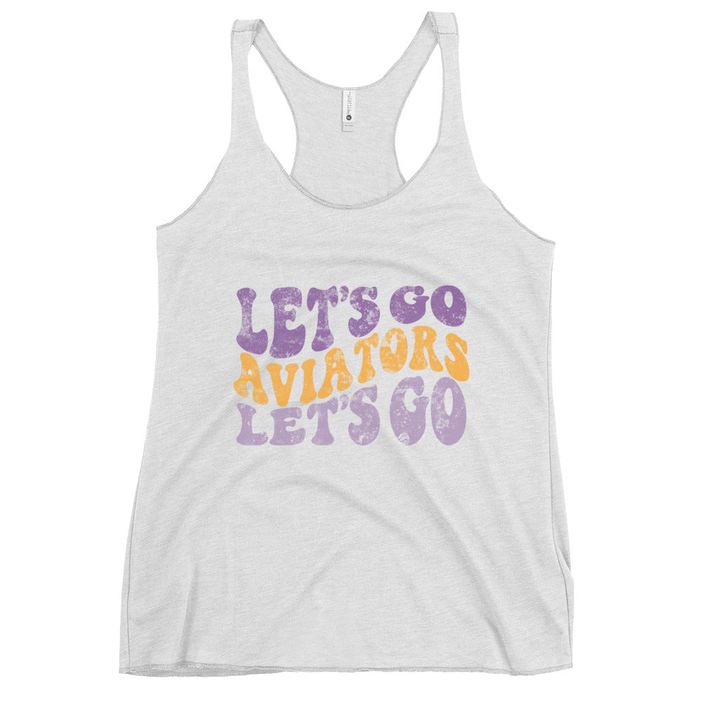 Let's Go Aviators Women's Racerback Tank