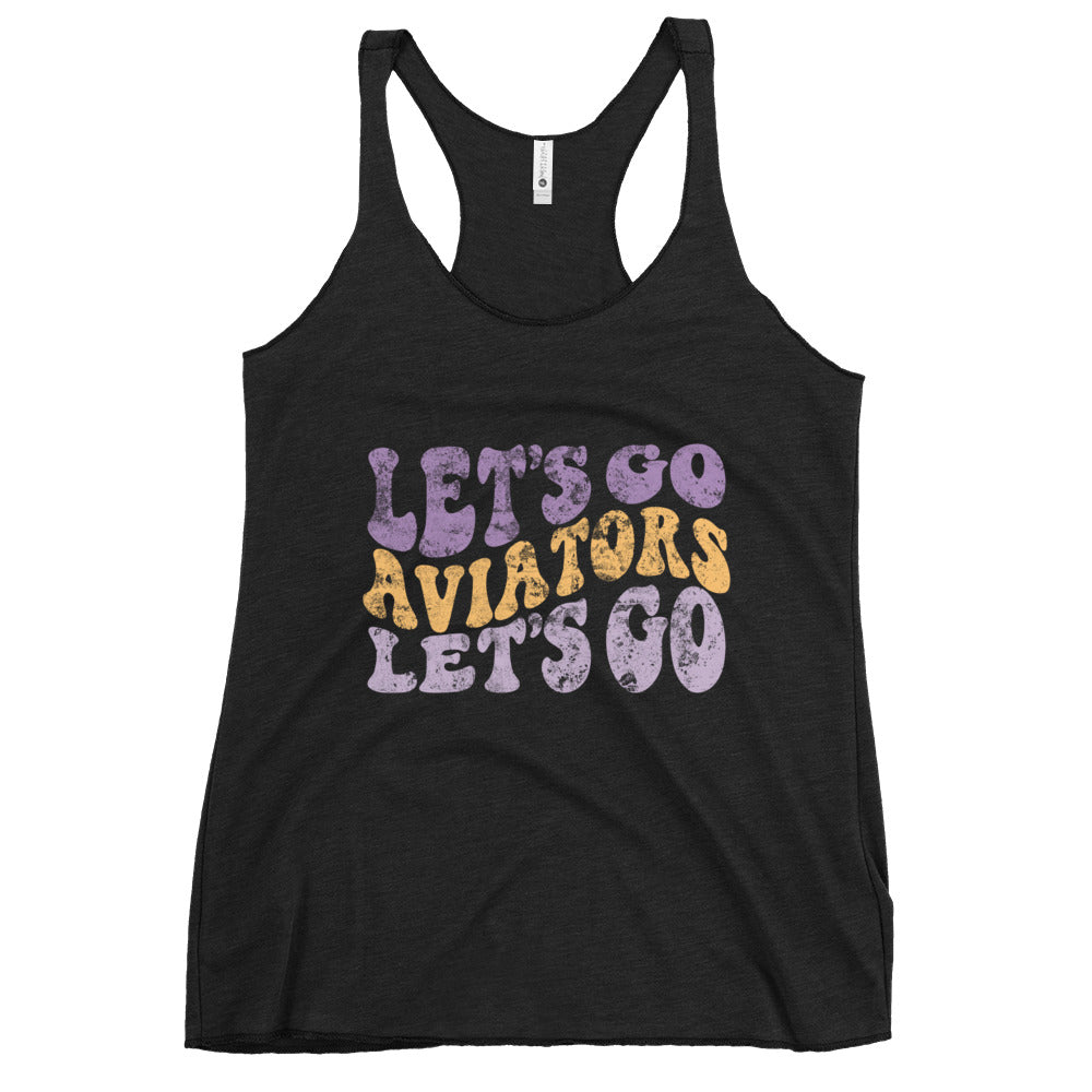 Let's Go Aviators Women's Racerback Tank