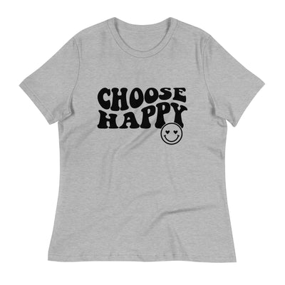 Choose Happy Women's Relaxed T-Shirt