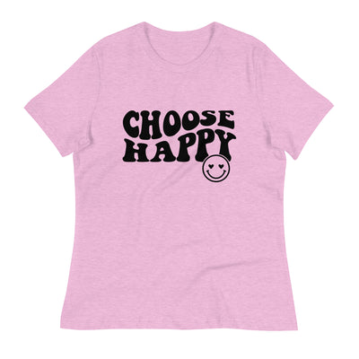 Choose Happy Women's Relaxed T-Shirt